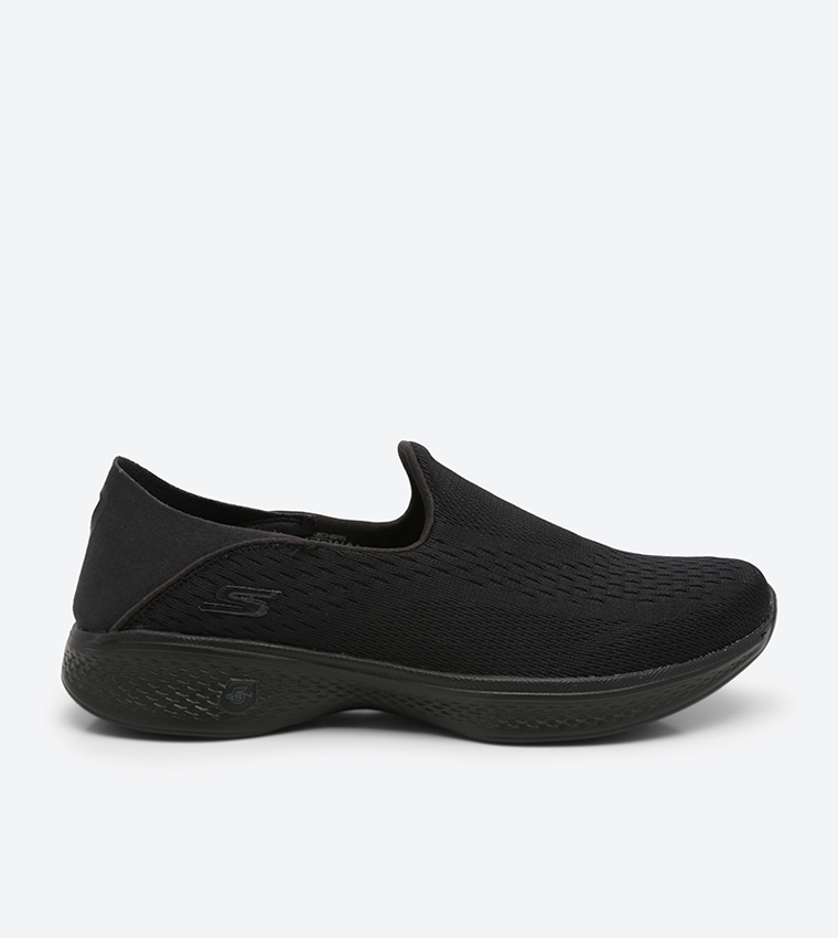 Go Walk 4 Convertible Slip-Ons - Black