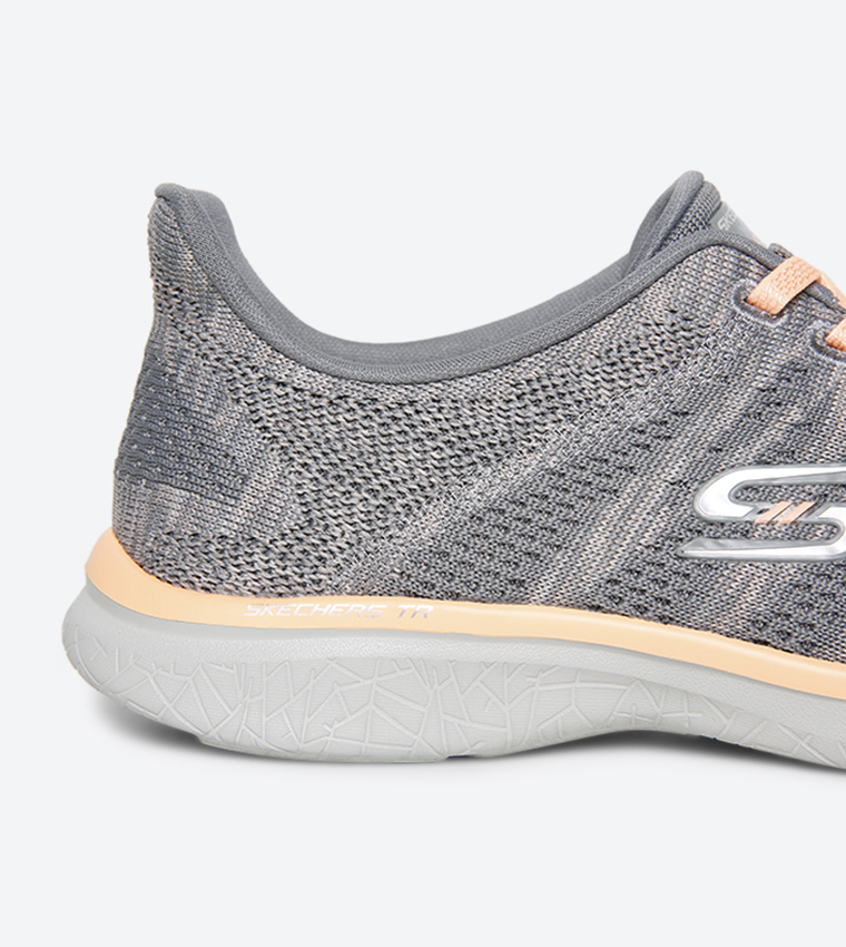 Buy Skechers Studio Burst Edgy Sneakers Grey In Grey 6thStreet Qatar