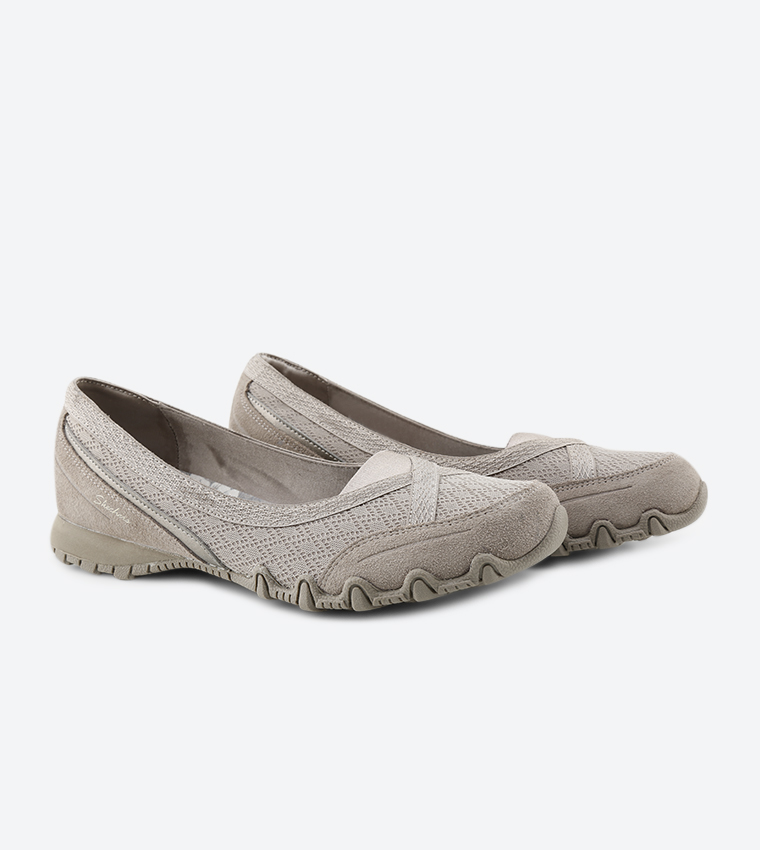 Bikers Skim Slip Ons - Taupe