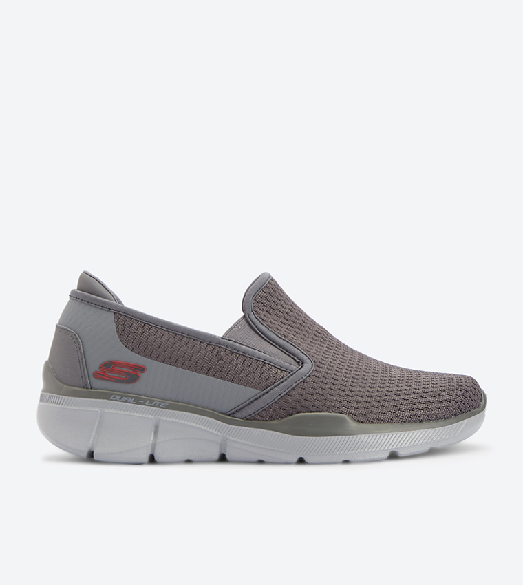 Buy Skechers Equalizer 3.0 Tracterric Slip Ons Charcoal SK52936 CCRD In Grey 6thStreet Kuwait