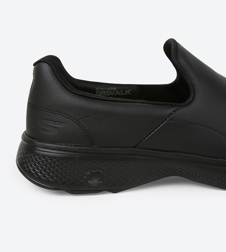 Go Walk 4 Precise Slip Ons - Black