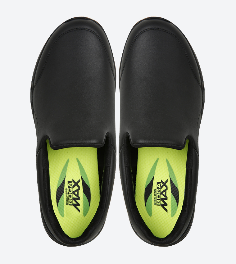 Go Walk 4 Precise Slip Ons - Black