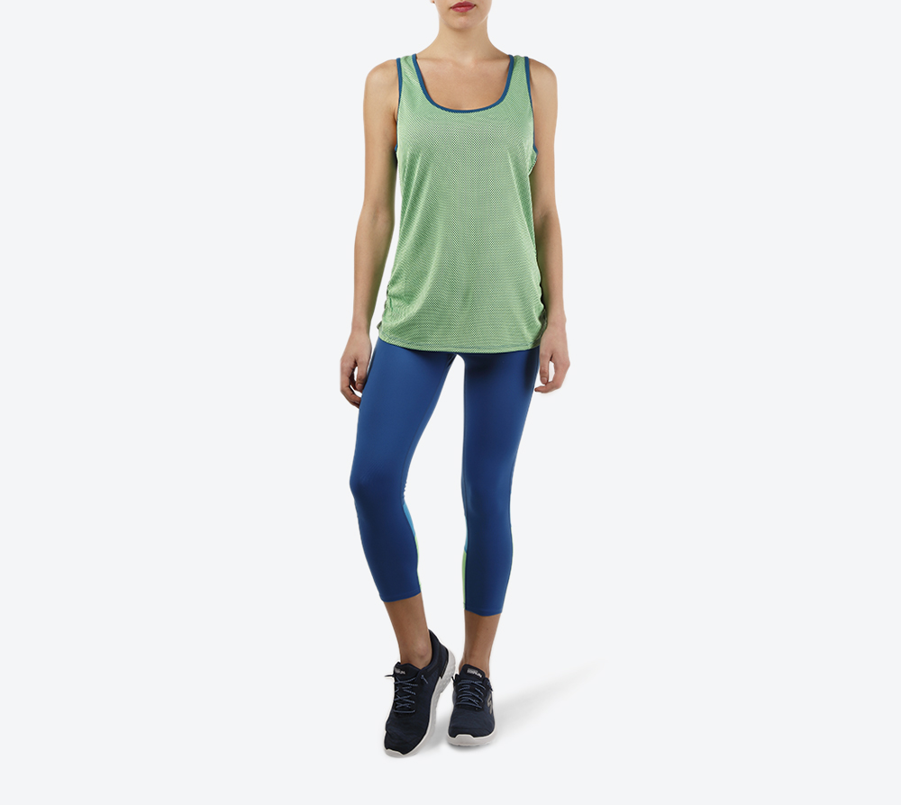 KNIT ACTIVE STETCH MIDCALF DWCP08-BLU
