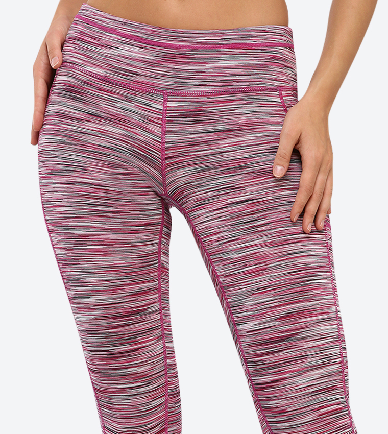 Skechers GO WALK RIBBED HIGH WAIST LEGGING (Pink) Women's Casual Pants -  ShopStyle