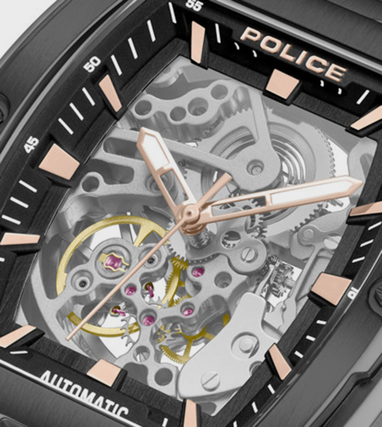 SKELETOR Stainless Steel Automatic Watch