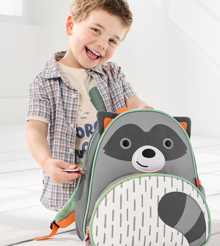 Front Pocket Backpack - Racoon