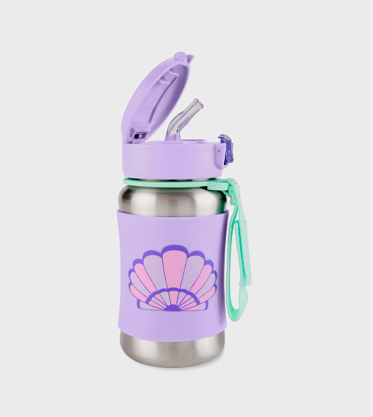 Spark Style Stainless Steel Sipper Bottle - Seashell