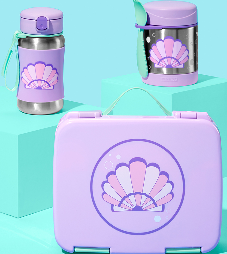 Spark Style Stainless Steel Sipper Bottle - Seashell