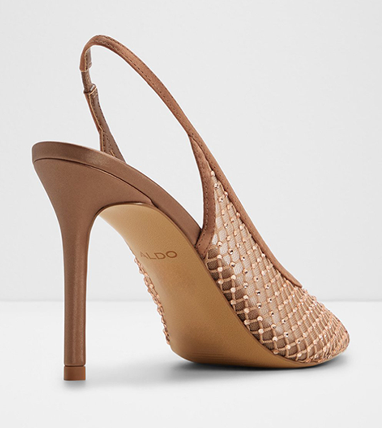 SKOLAS Embellished Slingback Heel Sandals