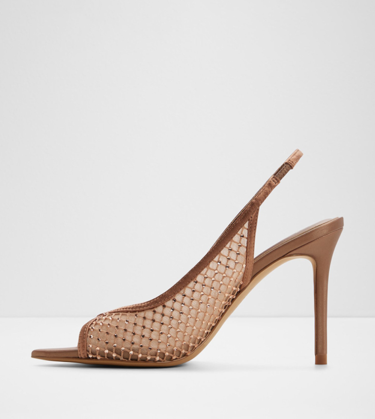 SKOLAS Embellished Slingback Heel Sandals