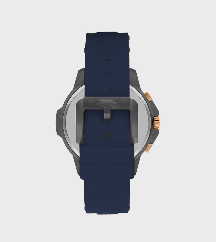Blue Dial Multifunction Watch