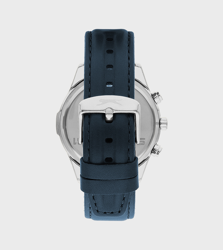 Blue Dial Multifunction Watch