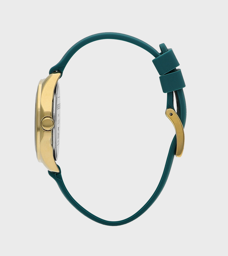 Stone Studded Square Dial Analog Watch