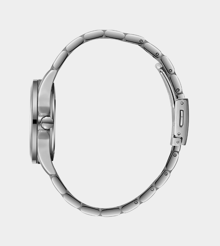 Embellished Stainless Steel Chronograph Watch