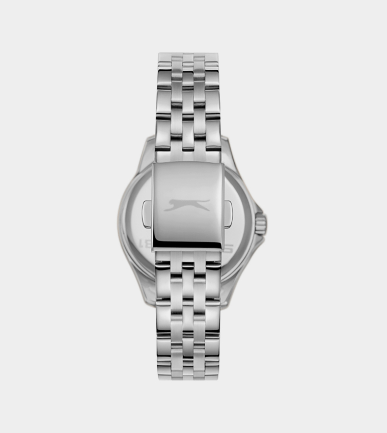 Embellished Stainless Steel Chronograph Watch