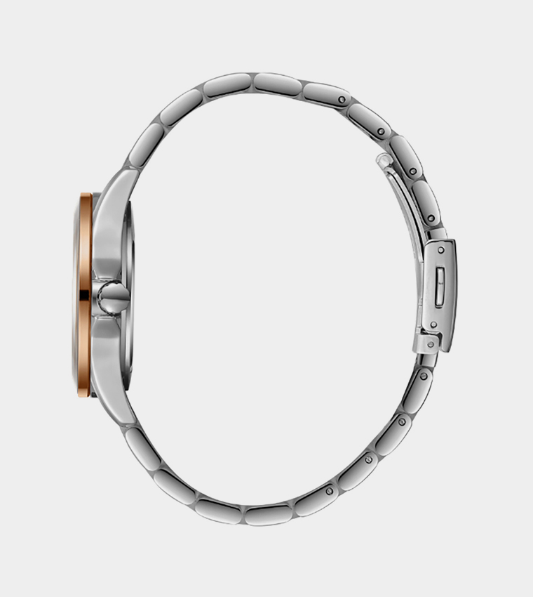 Embellished Stainless Steel Chronograph Watch
