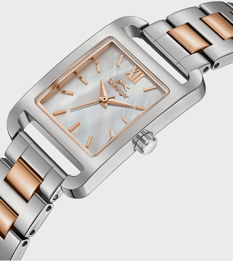 White MOP Dial Analog Watch