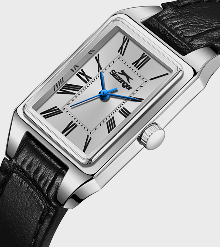 Silver Dial Analog Watch