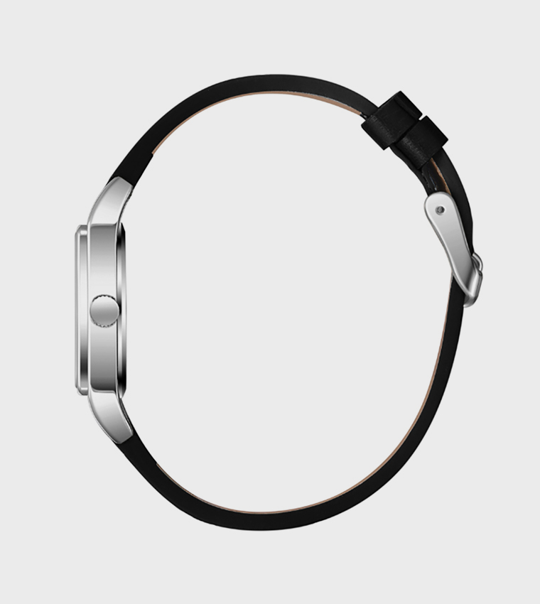 Silver Dial Analog Watch