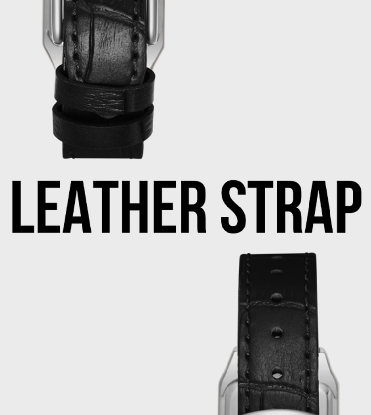 Silver Dial Analog Watch