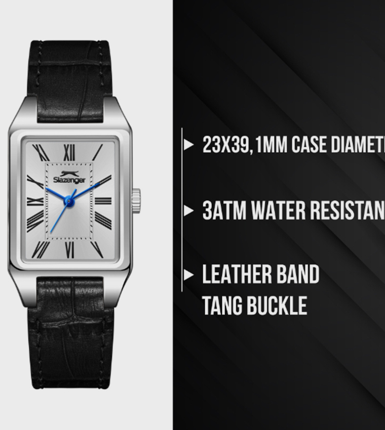 Silver Dial Analog Watch