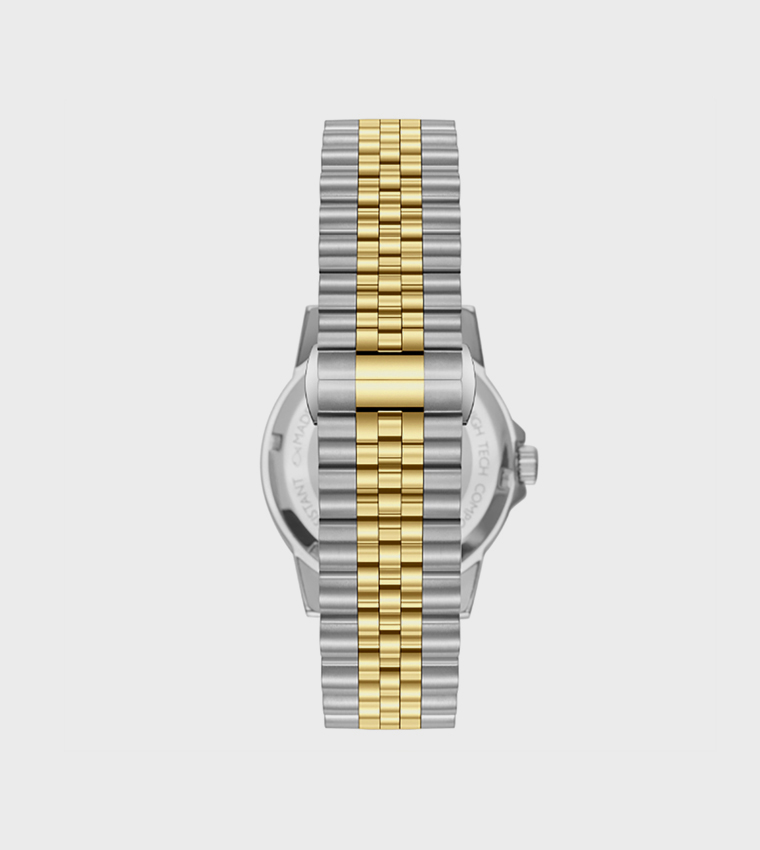 Silver Dial Multifunction Watch