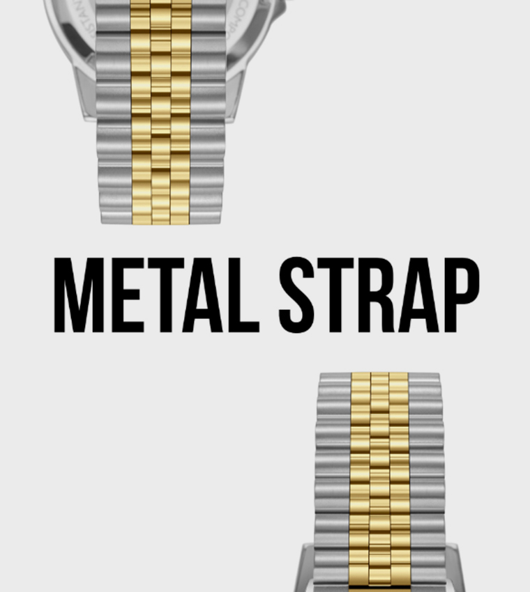 Silver Dial Multifunction Watch