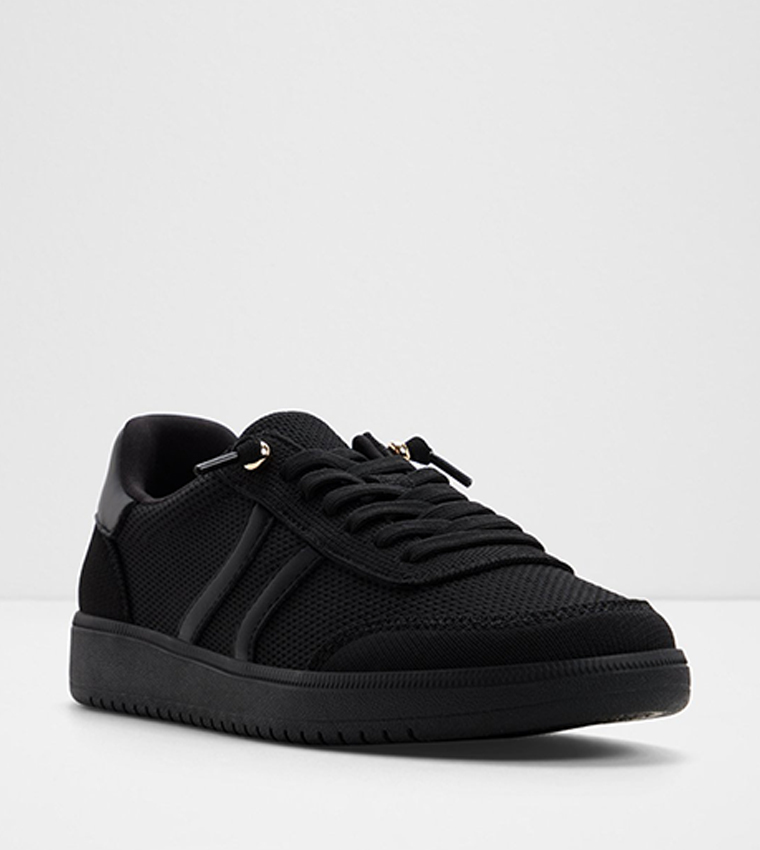 SLIPINS Round Toe Lace-Up Sneakers