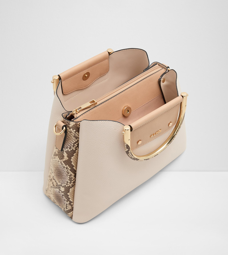 SLOANA Snakeskin Handheld Bag