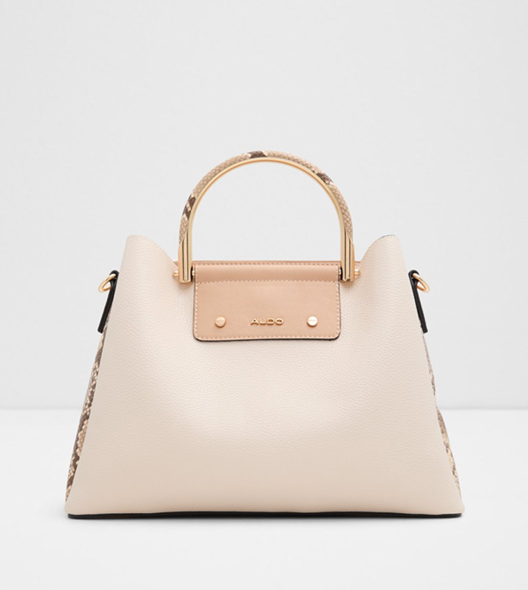 SLOANA Snakeskin Handheld Bag