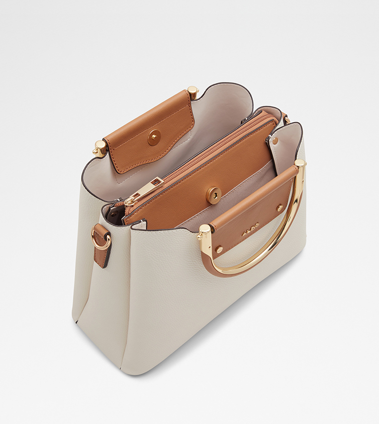 SLOANA Textured Satchel Bag