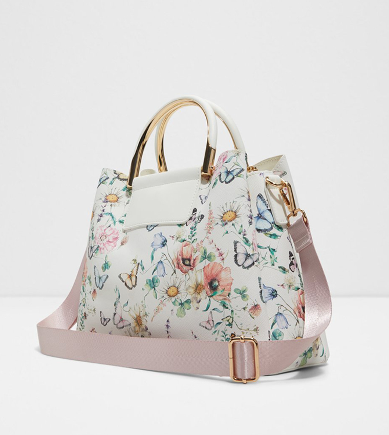SLOANA Floral Printed Satchel Bag