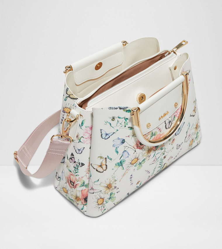 SLOANA Floral Printed Satchel Bag