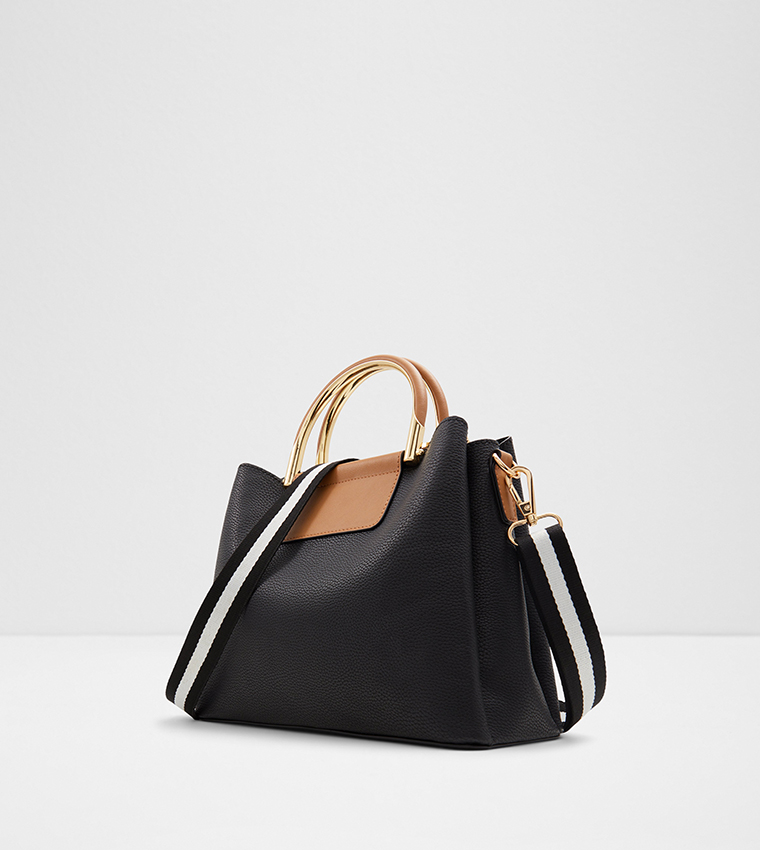 SLOANA Textured Satchel Bag