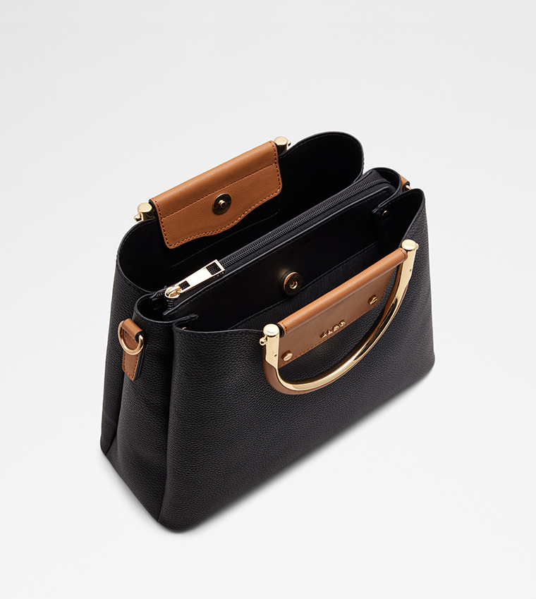 SLOANA Textured Satchel Bag