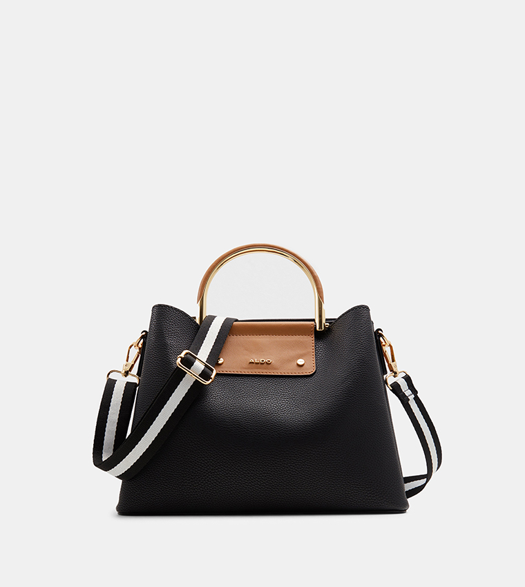 SLOANA Textured Satchel Bag