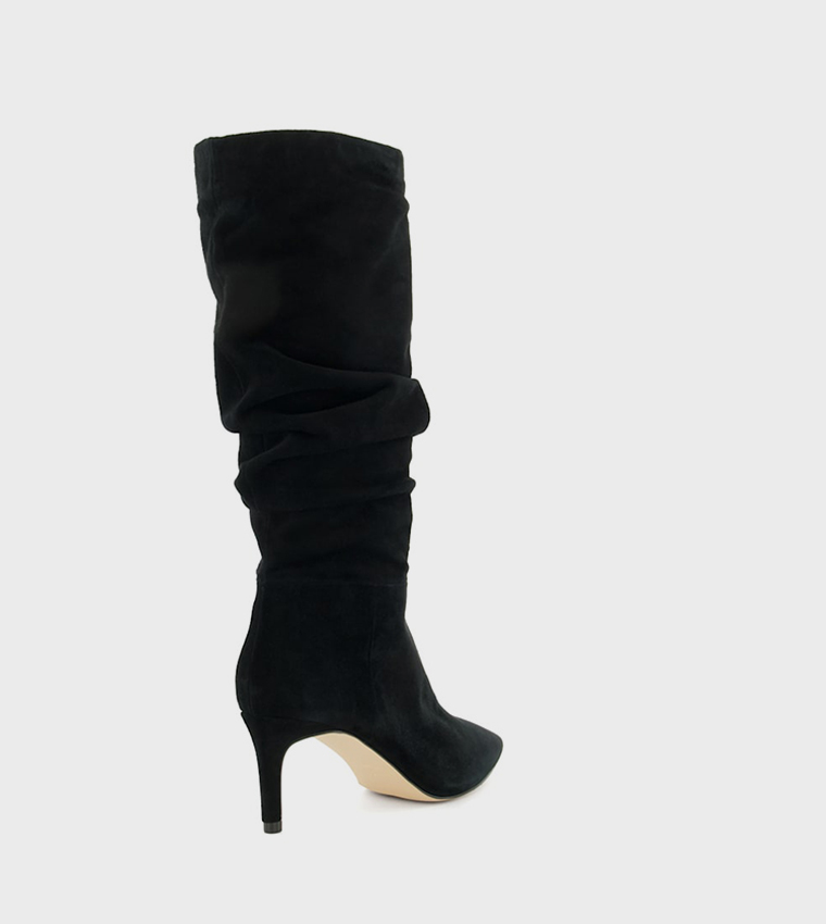 Buy Dune London Slouchy Knee High Boots In Black 6thStreet Bahrain