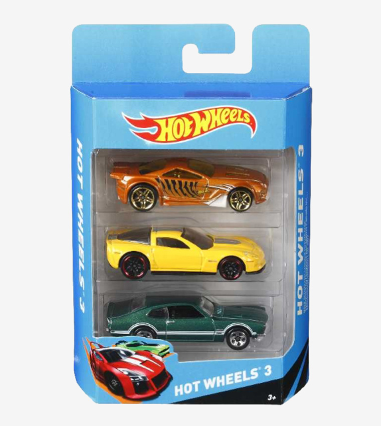 Hw Basic Cars - 3 Car Pack Ass-Multi