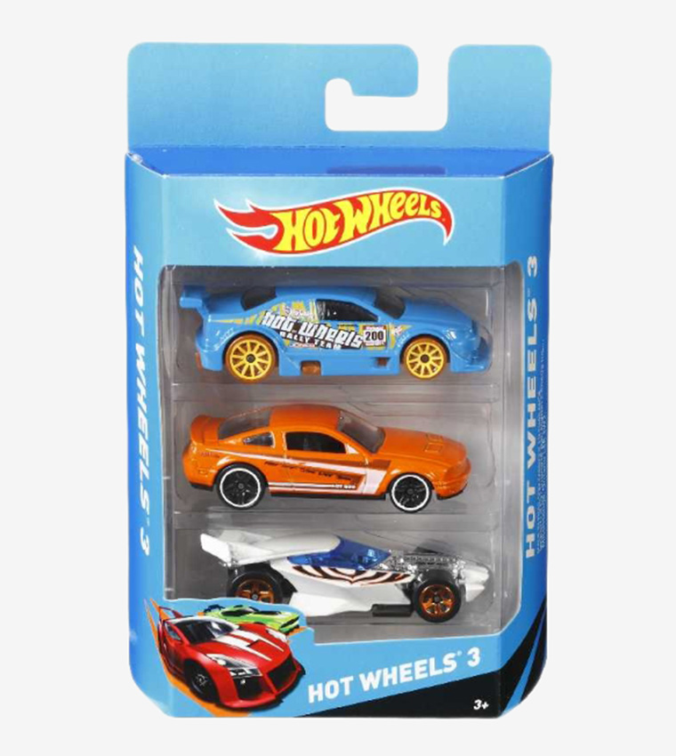 Buy HOT WHEELS Hw Basic Cars 3 Car Pack Ass Multi In Multiple Colors 6thStreet Qatar