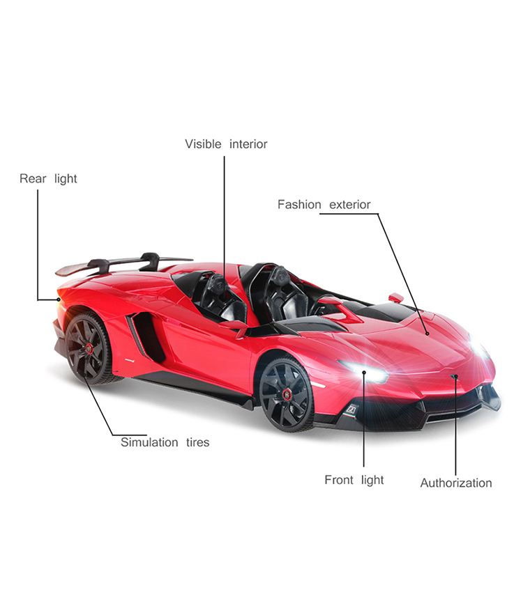 Buy R&B Kids Rc 1 Is To 12 Lamborghini Aventador J Multi In Multiple ...