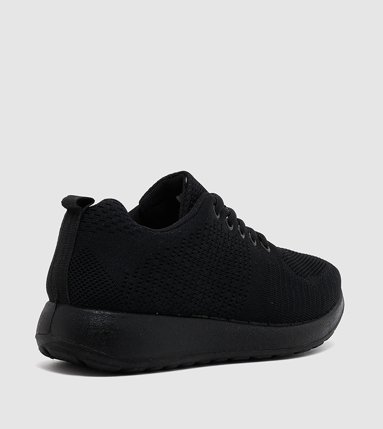 Solid Lace Up Casual Shoes