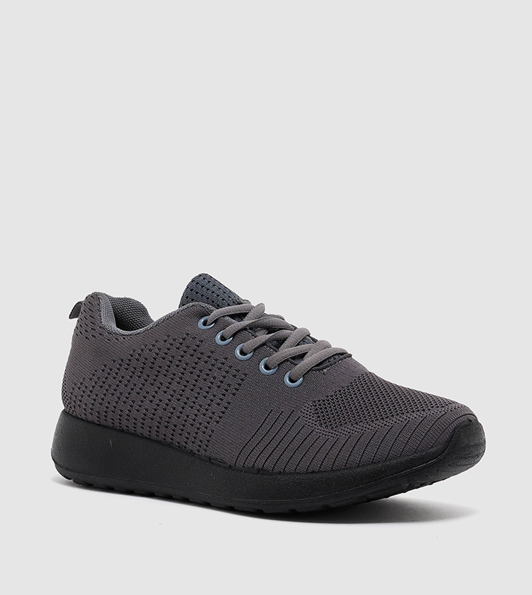 Solid Lace Up Casual Shoes