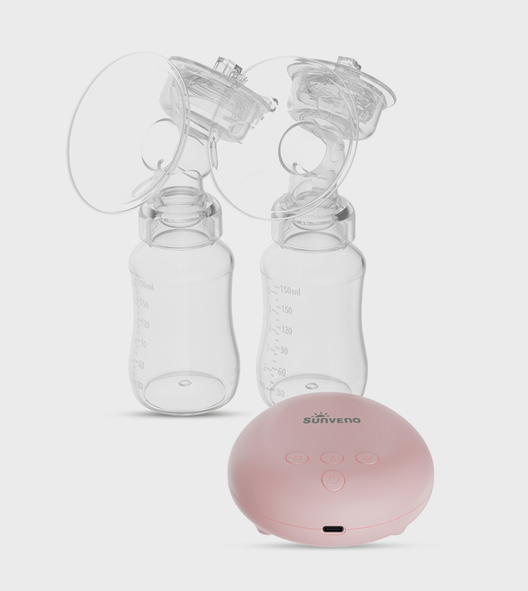  Automatic Dual Breast Pump with Controller - White
