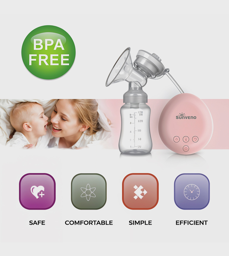  Automatic Dual Breast Pump with Controller - White