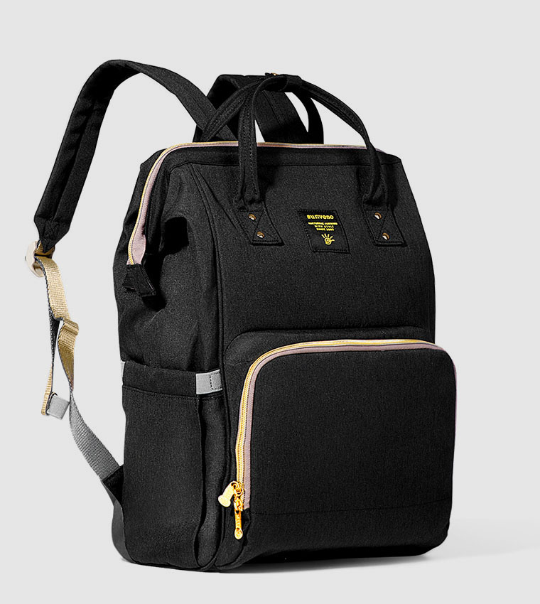 Diaper Bag with Usb And Hooks