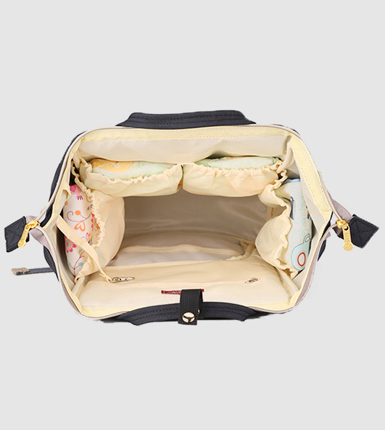 Diaper Bag with Usb And Hooks