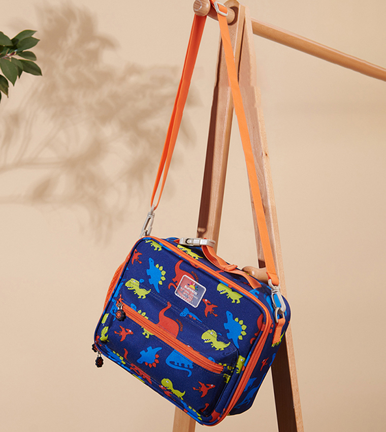 Dino Themed Lunch Bag with Sling