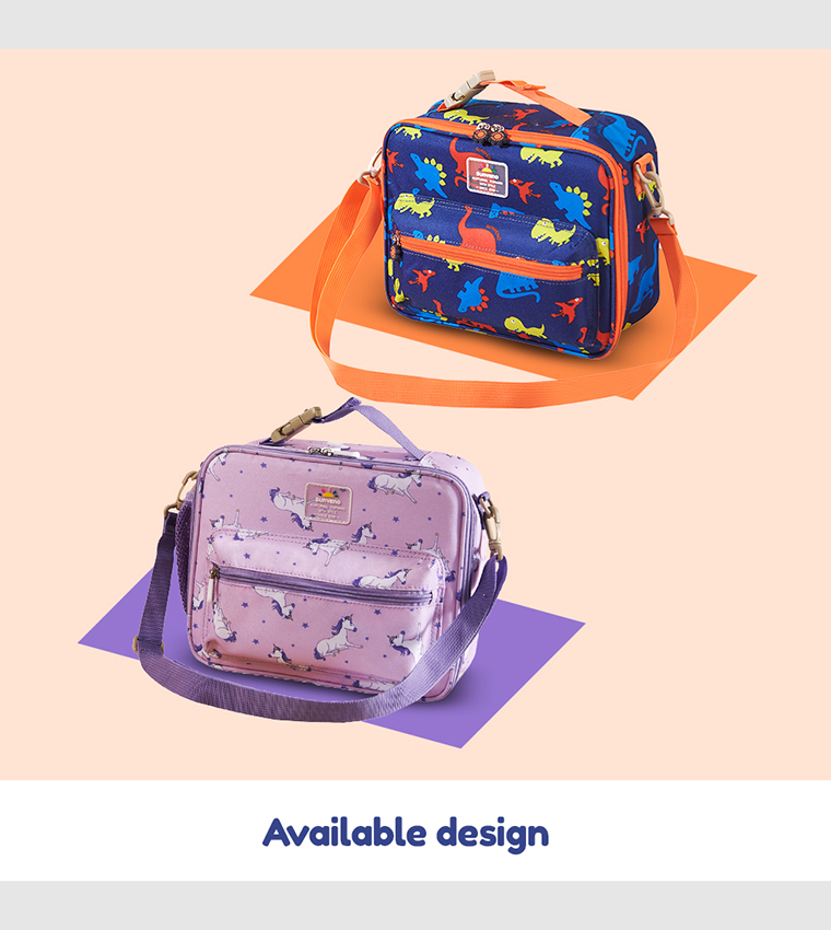 Dino Themed Lunch Bag with Sling