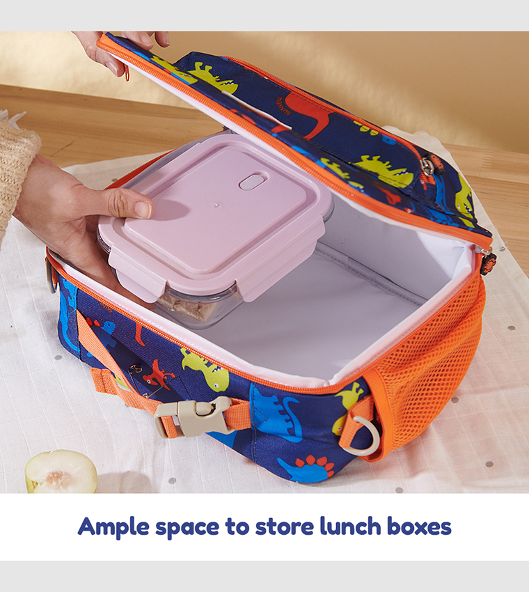 Dino Themed Lunch Bag with Sling