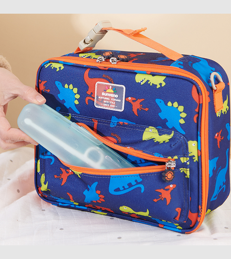 Dino Themed Lunch Bag with Sling